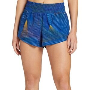 DSG ' STRIDE HIGH-RISE SHORTS ' WOMENS 'SMALL ' ON THE FENCE COBALT '‎ NWT